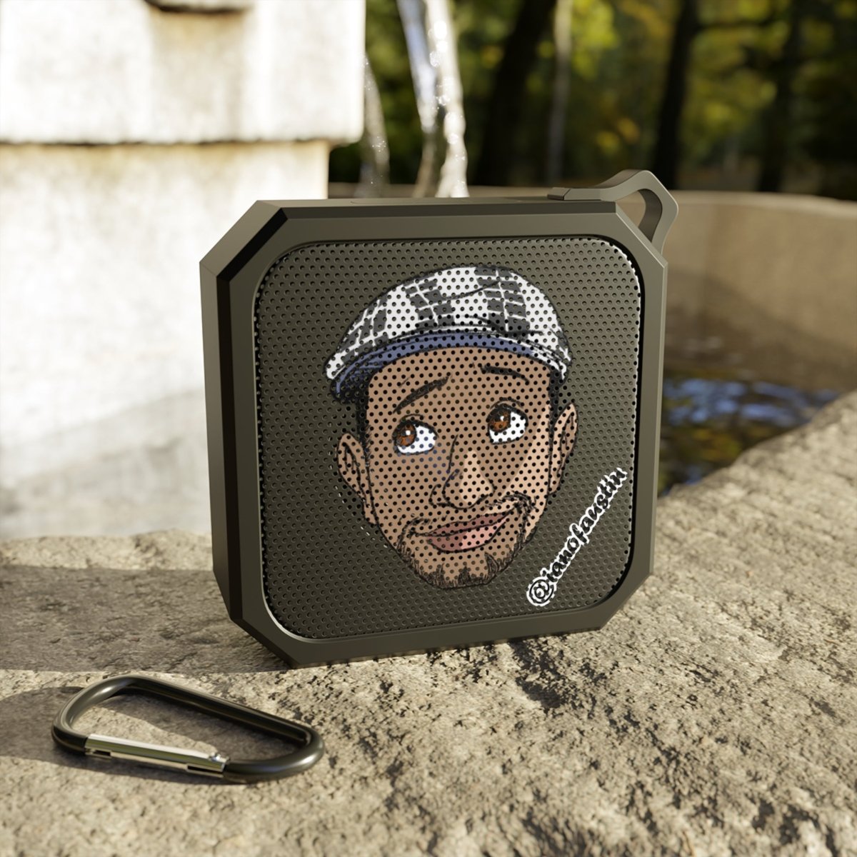 Head Logo Outdoor Bluetooth Speaker #ianofaustin - Accessories | ShirtyAgents