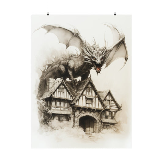 House of the Dragon Matte Vertical Poster - Poster | ShirtyAgents