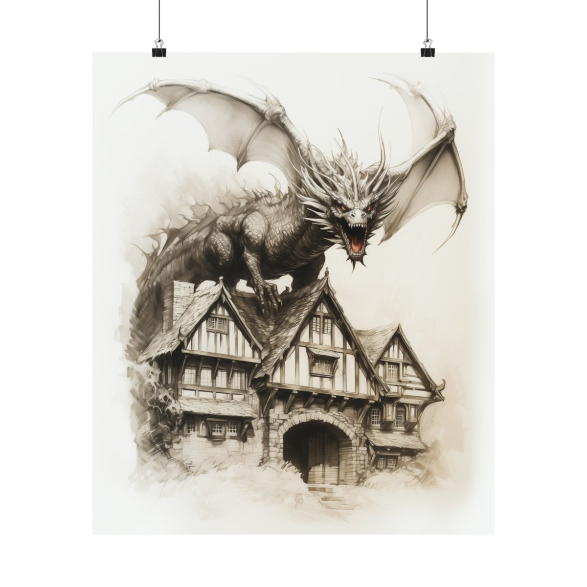 House of the Dragon Matte Vertical Poster - Poster | ShirtyAgents