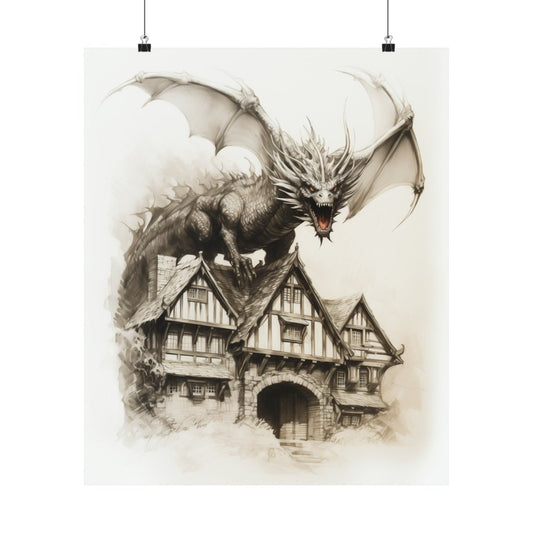 House of the Dragon Matte Vertical Poster - Poster | ShirtyAgents
