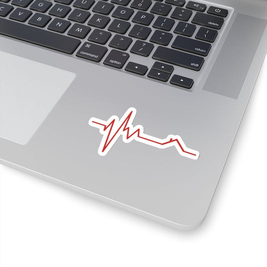 Housebeat Sticker (Red) - Paper products | ShirtyAgents