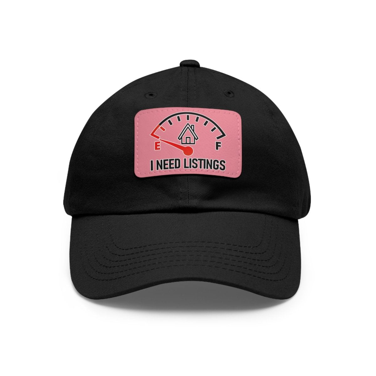 I Need Listings Hat with Leather Patch - Hats | ShirtyAgents