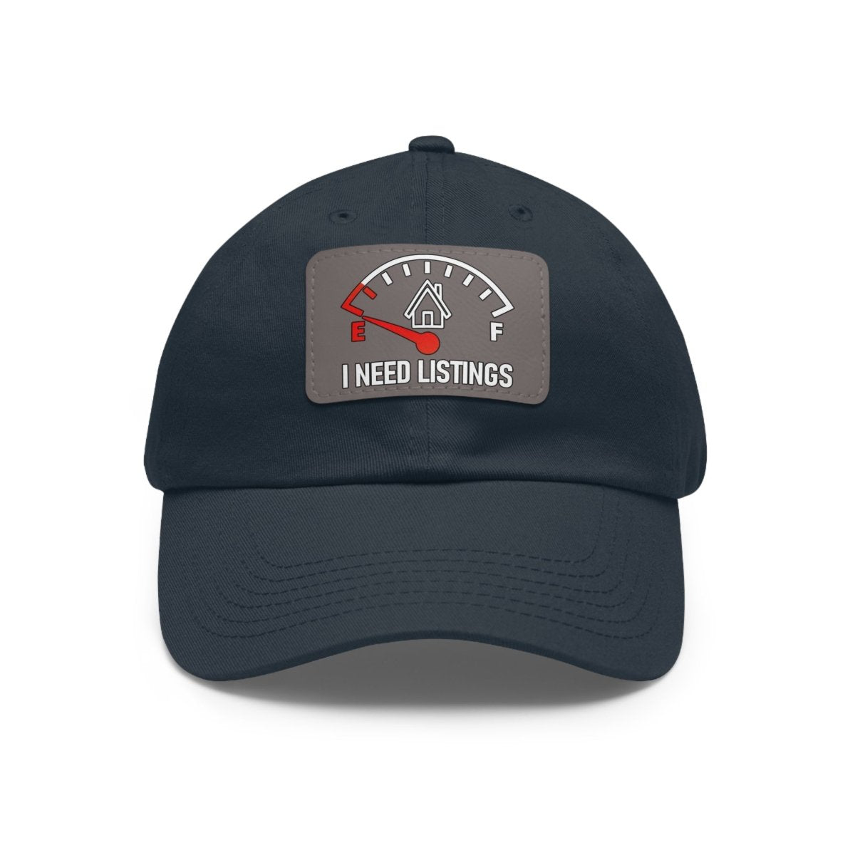 I Need Listings Hat with Leather Patch - Hats | ShirtyAgents