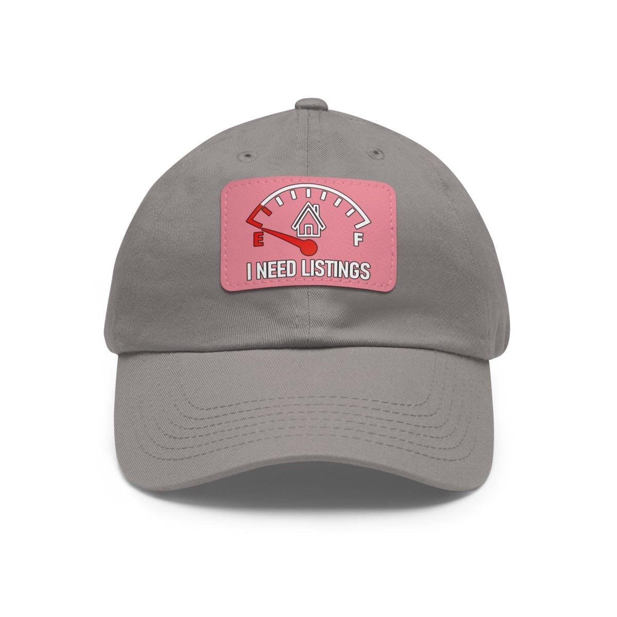 I Need Listings Hat with Leather Patch - Hats | ShirtyAgents
