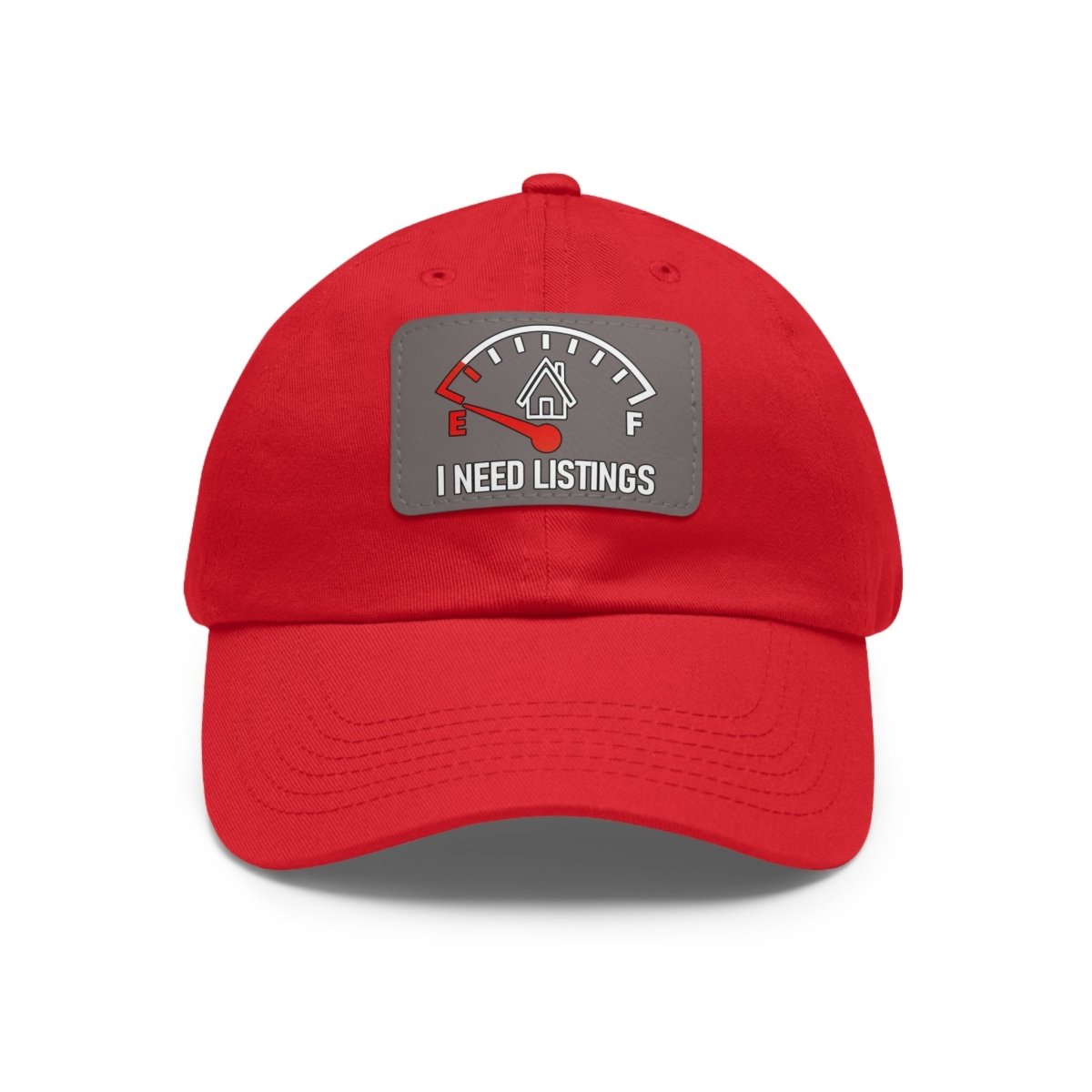 I Need Listings Hat with Leather Patch - Hats | ShirtyAgents