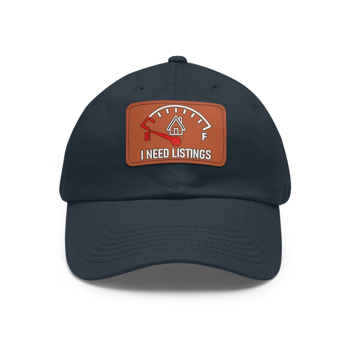 I Need Listings Hat with Leather Patch - Hats | ShirtyAgents