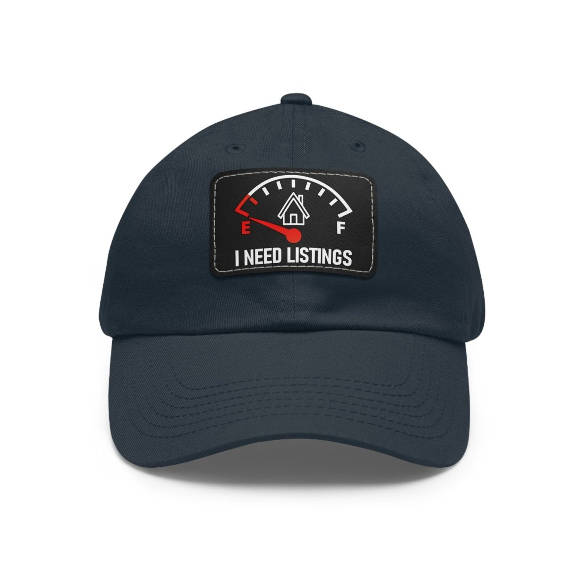 I Need Listings Hat with Leather Patch - Hats | ShirtyAgents