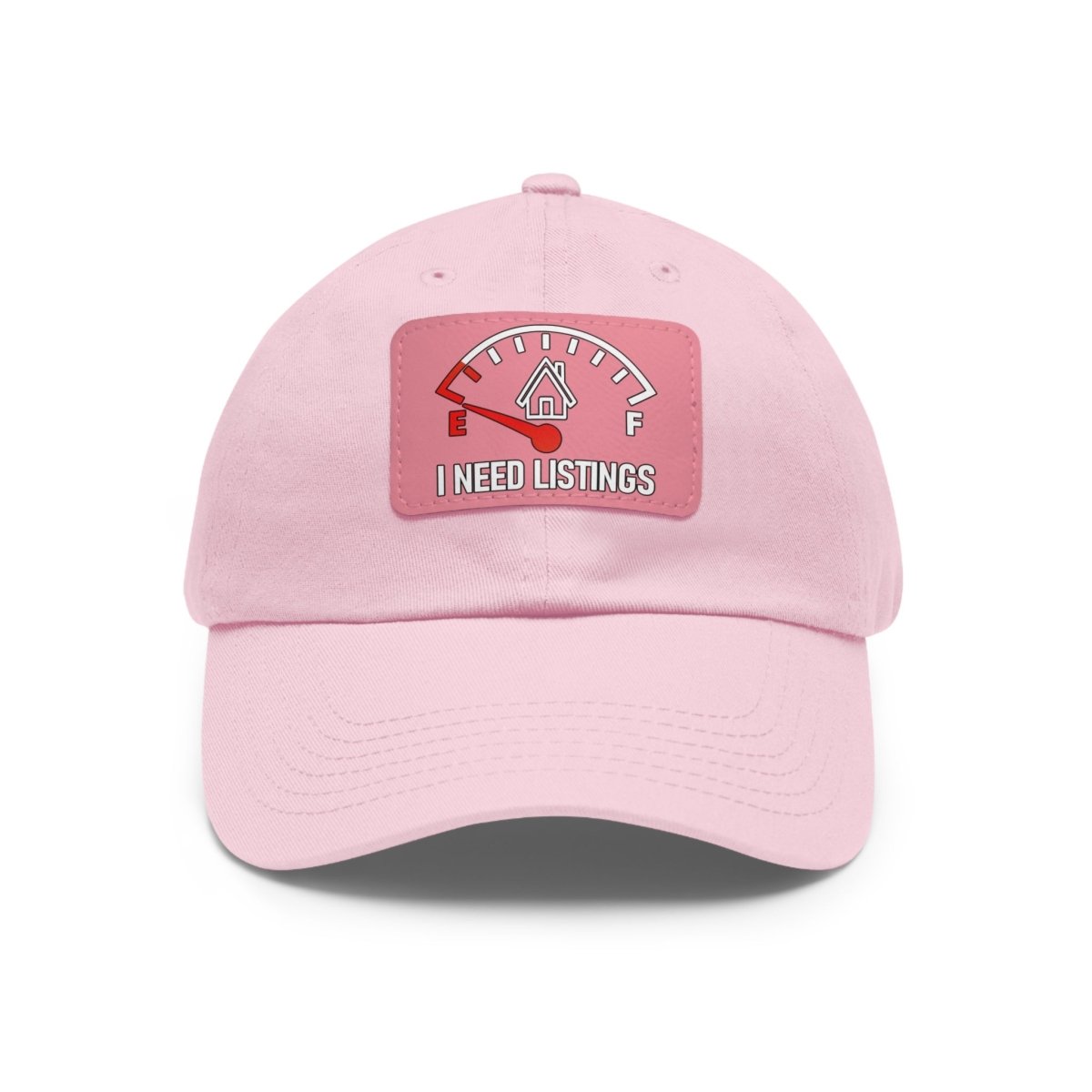 I Need Listings Hat with Leather Patch - Hats | ShirtyAgents