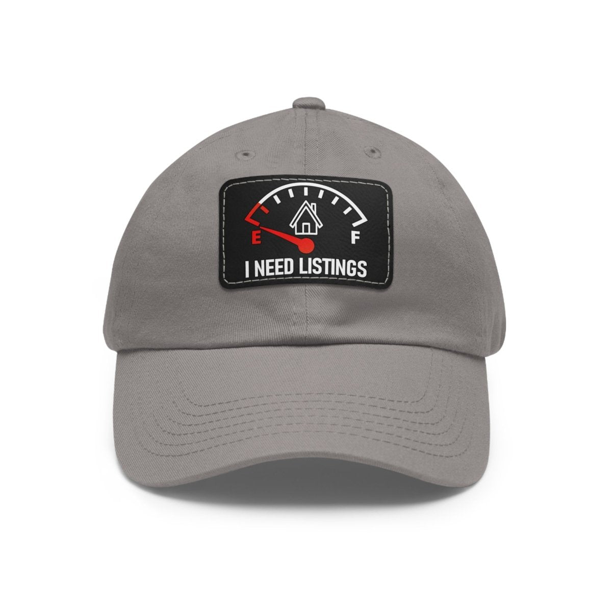 I Need Listings Hat with Leather Patch - Hats | ShirtyAgents