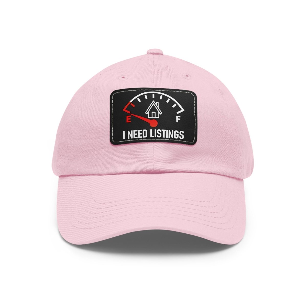 I Need Listings Hat with Leather Patch - Hats | ShirtyAgents