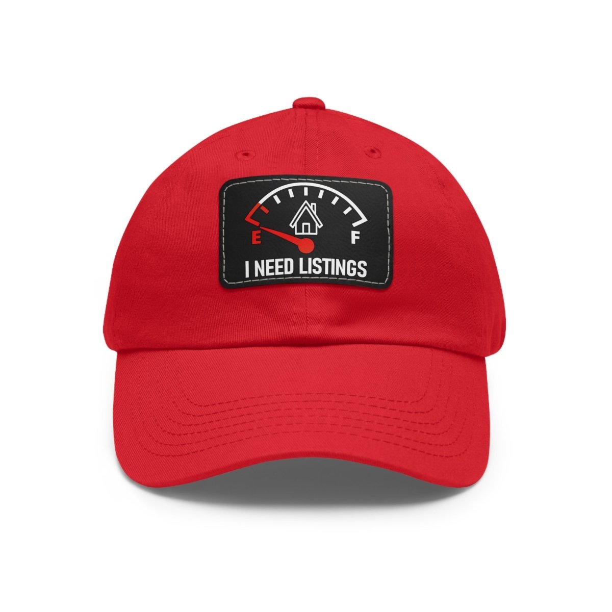 I Need Listings Hat with Leather Patch - Hats | ShirtyAgents