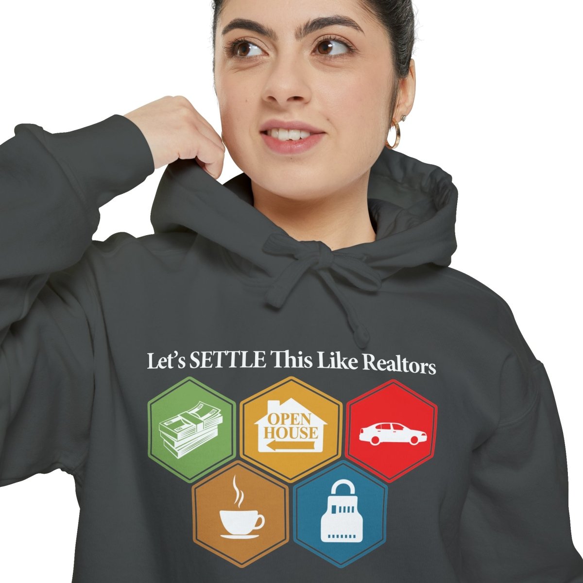 Let's Settle This Like Realtors Hoodie - Hoodie | ShirtyAgents