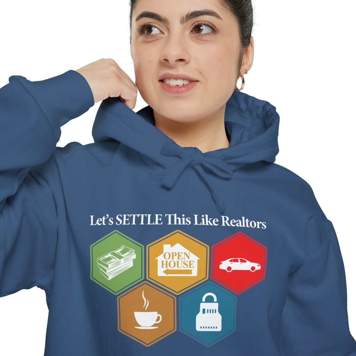 Let's Settle This Like Realtors Hoodie - Hoodie | ShirtyAgents