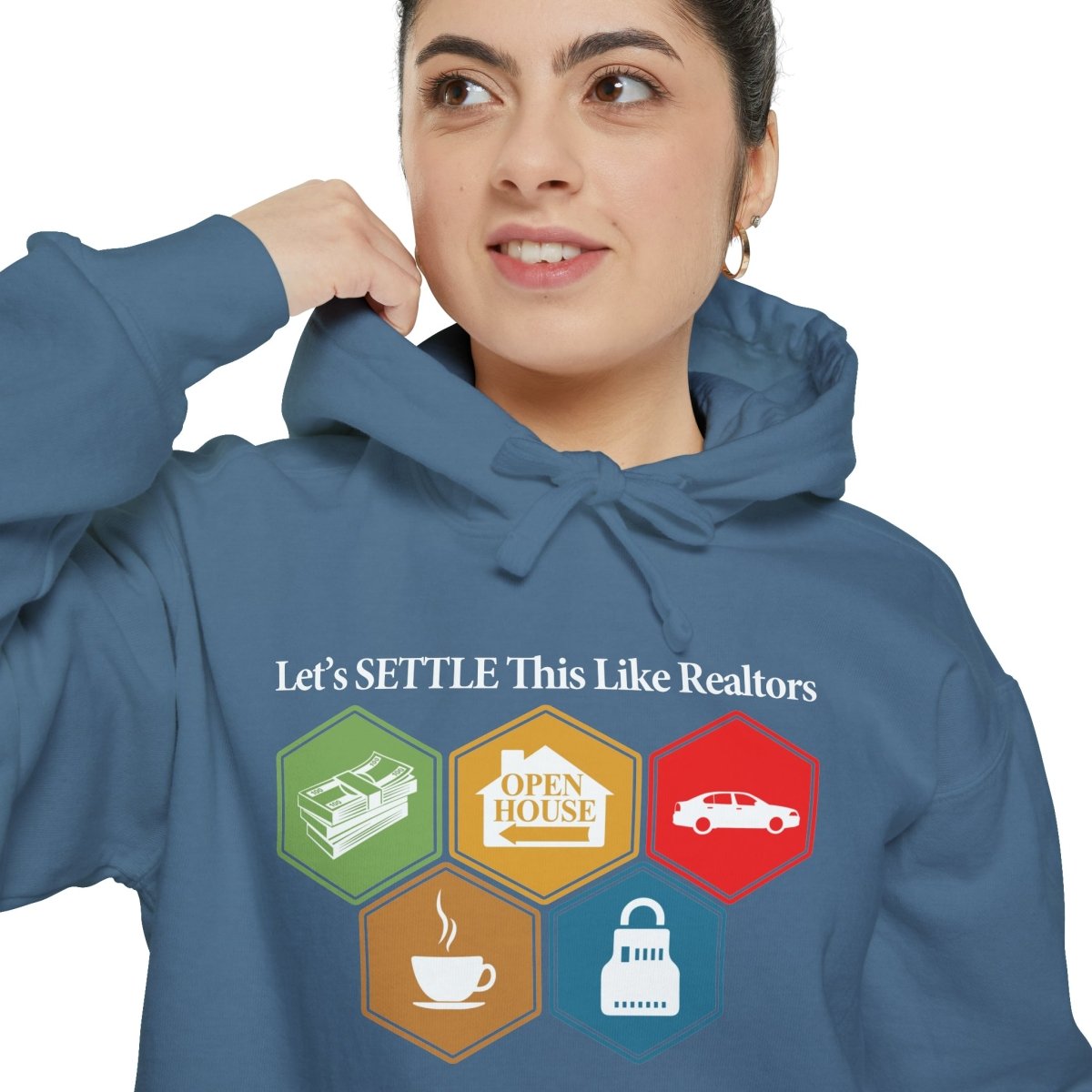 Let's Settle This Like Realtors Hoodie - Hoodie | ShirtyAgents