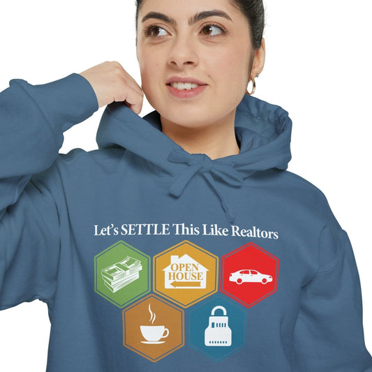 Let's Settle This Like Realtors Hoodie - Hoodie | ShirtyAgents