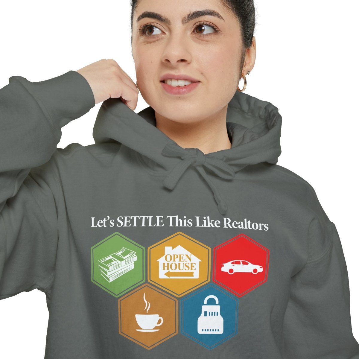 Let's Settle This Like Realtors Hoodie - Hoodie | ShirtyAgents