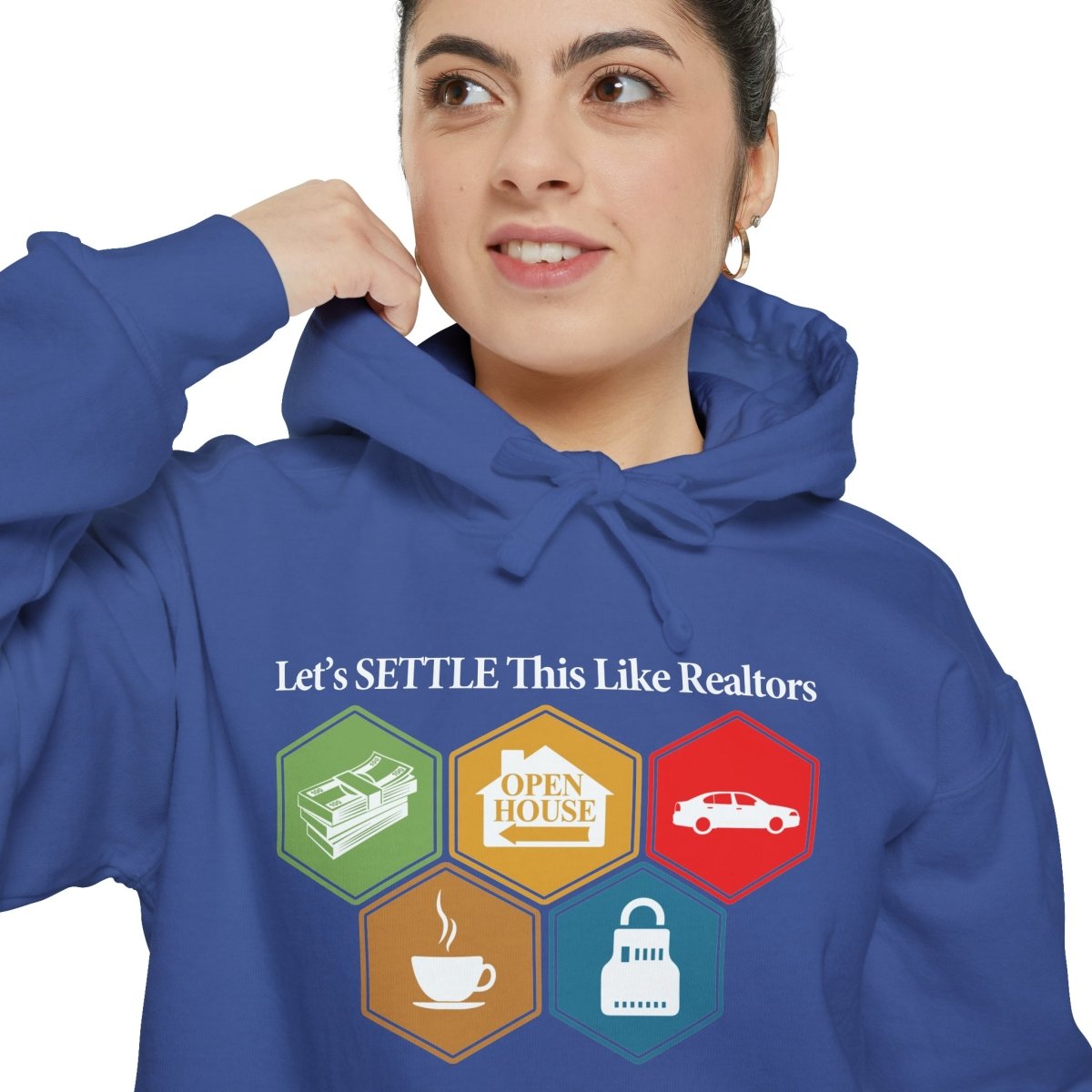 Let's Settle This Like Realtors Hoodie - Hoodie | ShirtyAgents