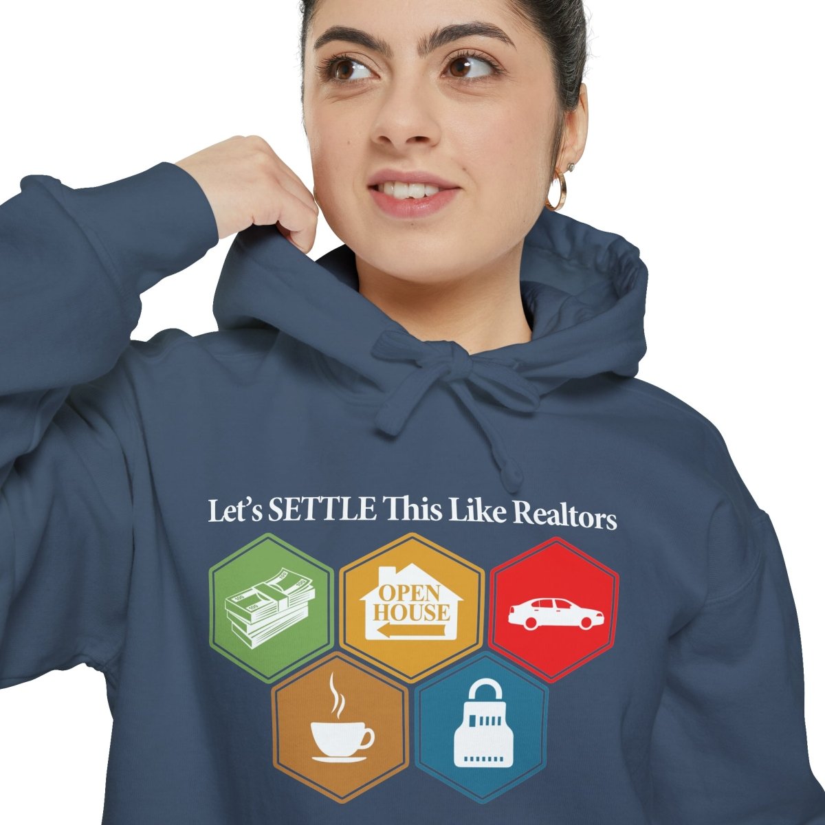 Let's Settle This Like Realtors Hoodie - Hoodie | ShirtyAgents