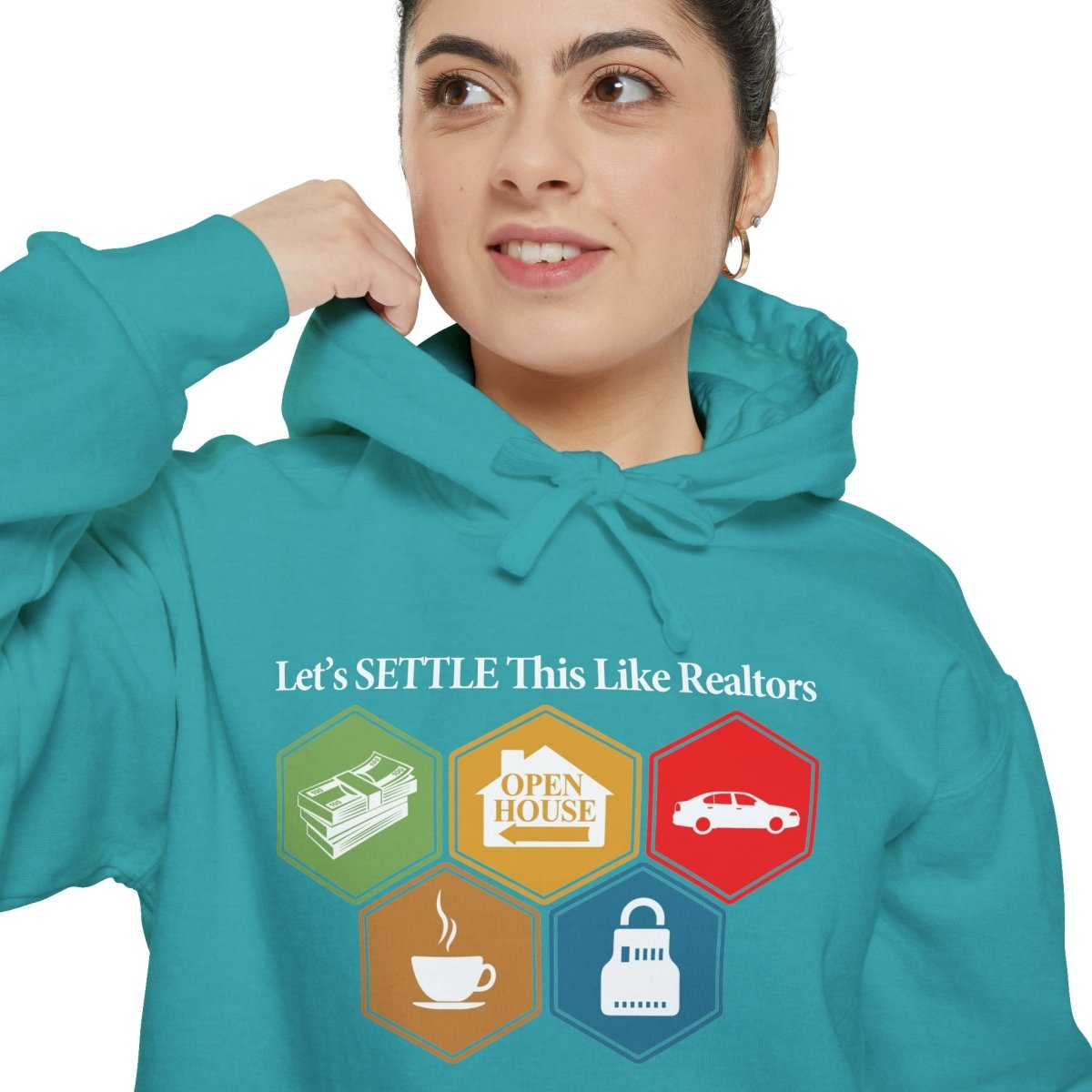 Let's Settle This Like Realtors Hoodie - Hoodie | ShirtyAgents