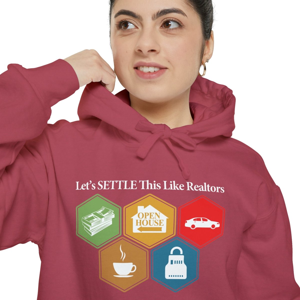 Let's Settle This Like Realtors Hoodie - Hoodie | ShirtyAgents