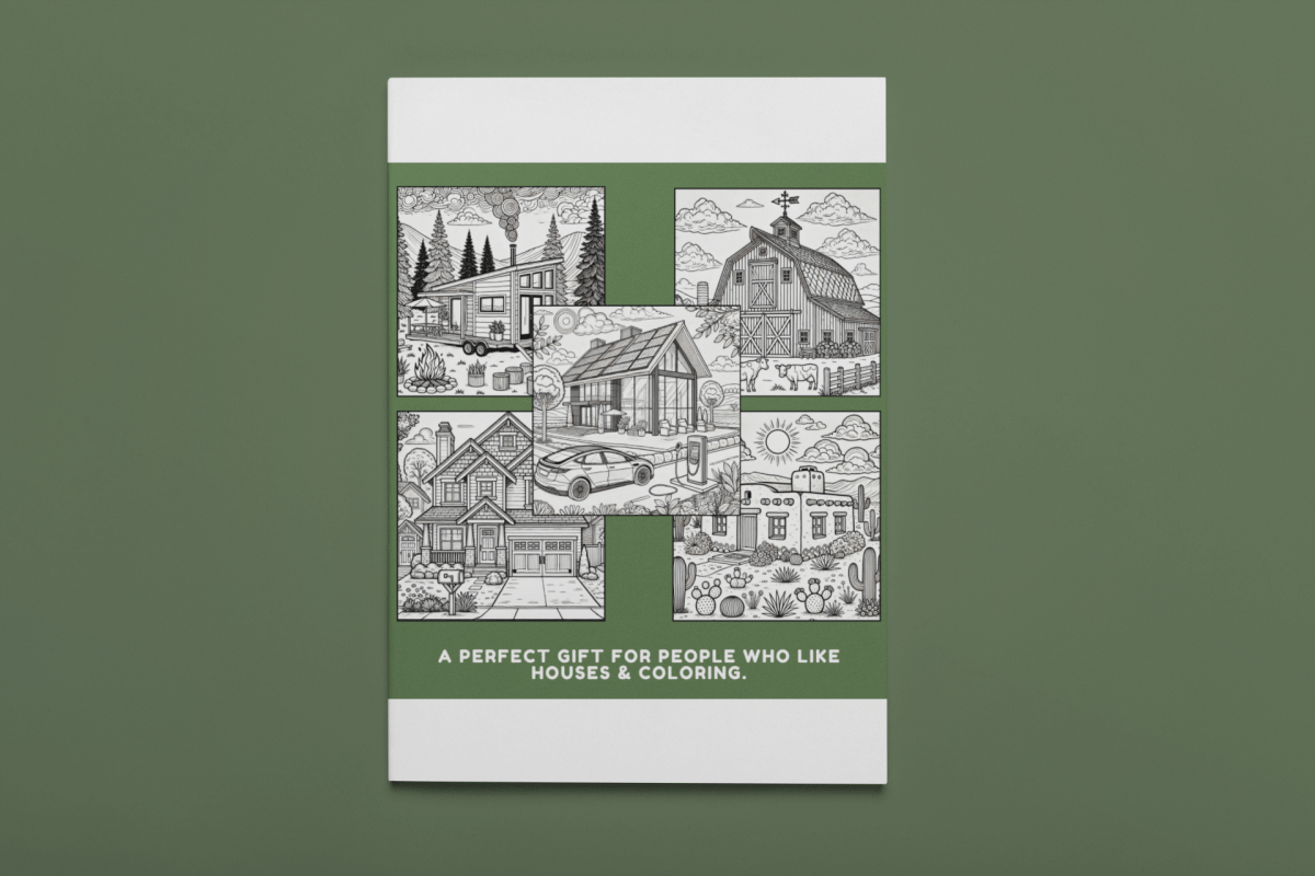 Living Colors: A Stress Relief Real Estate Coloring Book - | ShirtyAgents