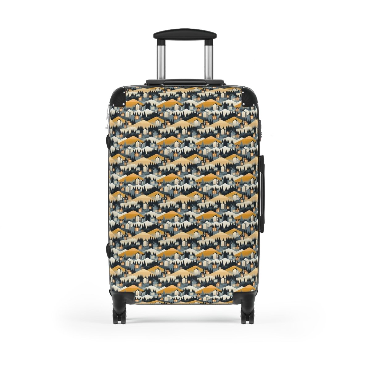 Modern Mountain Houses Flat Suitcase - Bags | ShirtyAgents