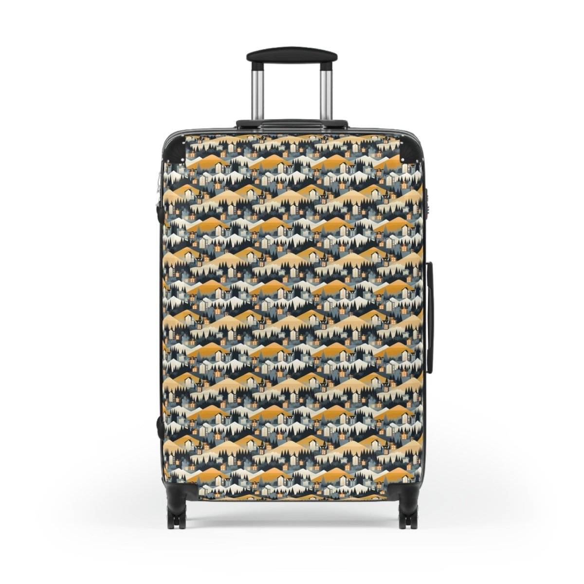 Modern Mountain Houses Flat Suitcase - Bags | ShirtyAgents