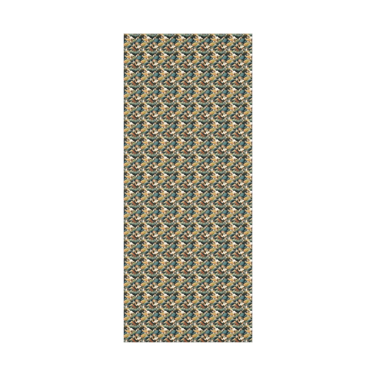 Modern Mountain Houses Pastel Gift Wrap - Home Decor | ShirtyAgents