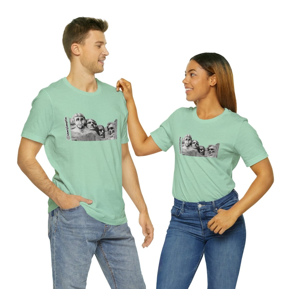 Mount Rushmore's 6th Head #ianofaustin - T-Shirt | ShirtyAgents