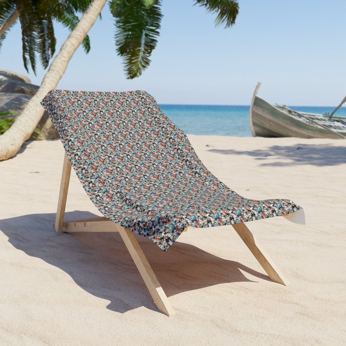 Neighborhood Collage Trash Polka Beach Towel - Home Decor | ShirtyAgents