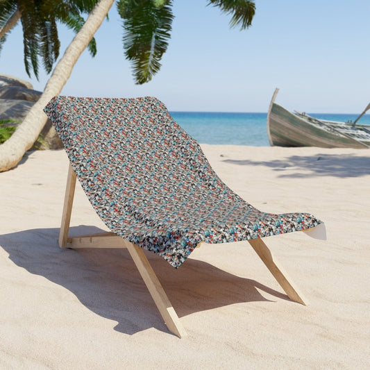 Neighborhood Collage Trash Polka Beach Towel - Home Decor | ShirtyAgents