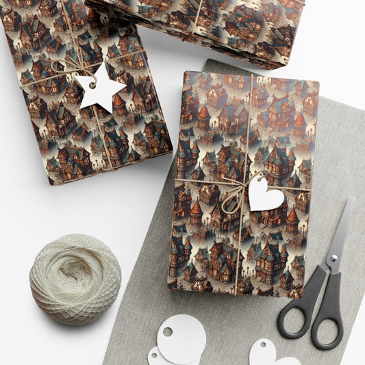 Neighborhood D&D Style Gift Wrap - Home Decor | ShirtyAgents