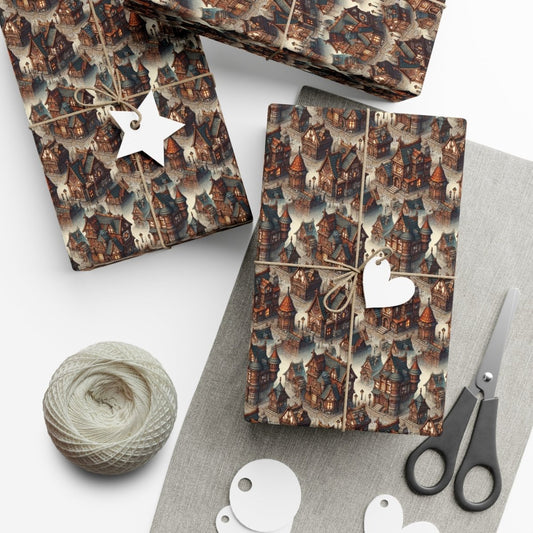 Neighborhood D&D Style Gift Wrap - Home Decor | ShirtyAgents