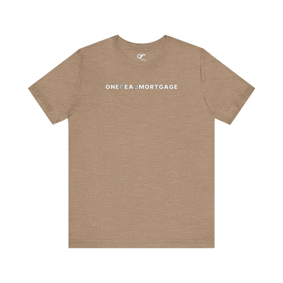 ONE REAL Mortgage Contrast Logo Text - T-Shirt | ShirtyAgents