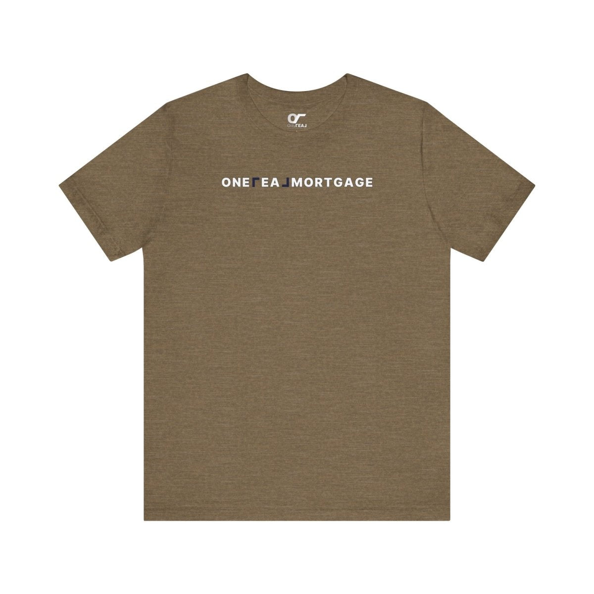 ONE REAL Mortgage Contrast Logo Text - T-Shirt | ShirtyAgents