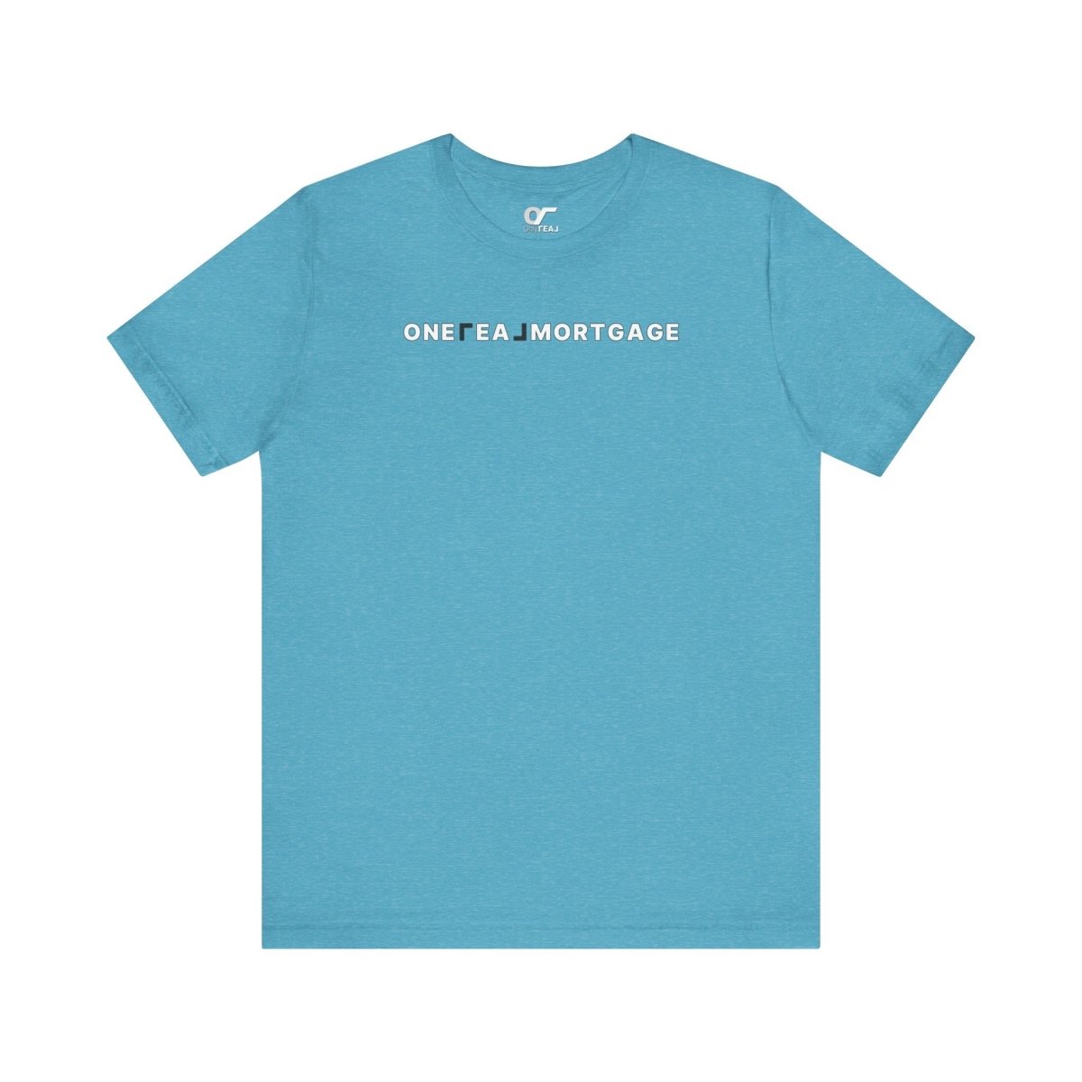 ONE REAL Mortgage Contrast Logo Text - T-Shirt | ShirtyAgents
