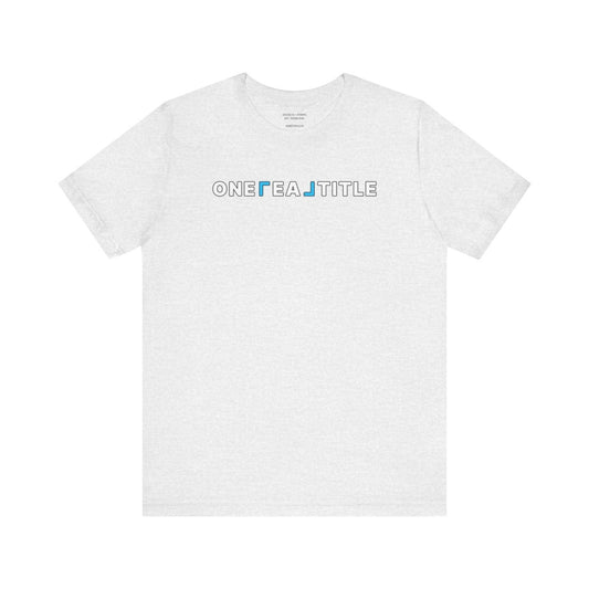 ONE REAL Title Bold Text Logo Contrast - T-Shirt | ShirtyAgents