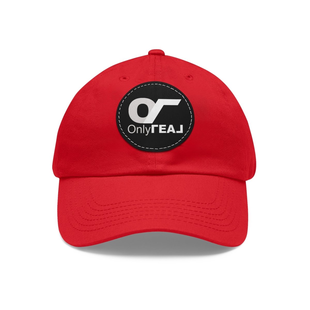 ONLY REAL Fans Hat with Leather Patch - Hats | ShirtyAgents