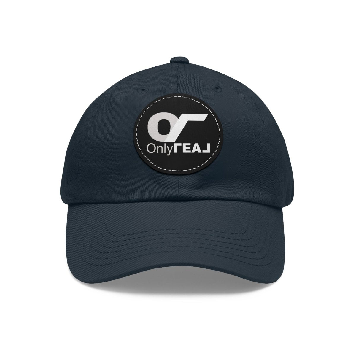 ONLY REAL Fans Hat with Leather Patch - Hats | ShirtyAgents