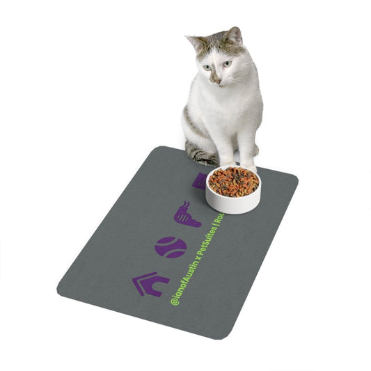 Our Services Pet Food Mat | @ianofAustin x PetSuites Round Rock - Pets | ShirtyAgents