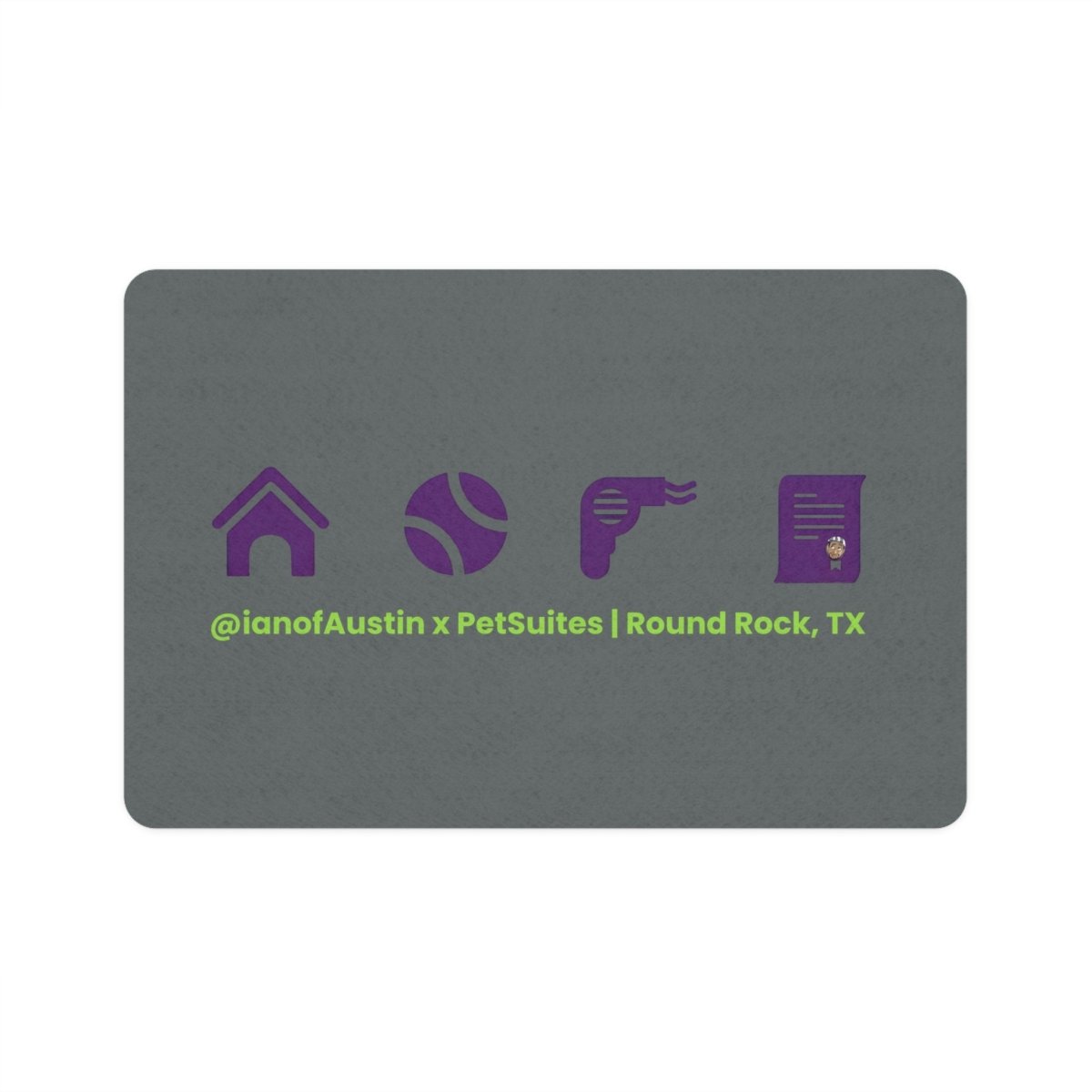 Our Services Pet Food Mat | @ianofAustin x PetSuites Round Rock - Pets | ShirtyAgents