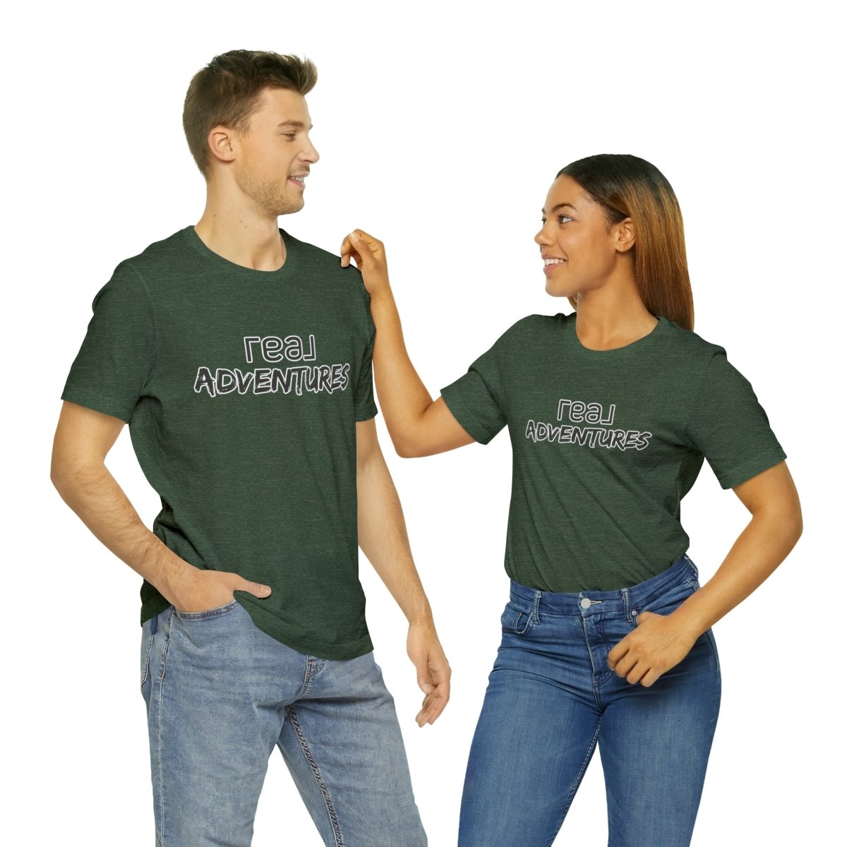 REAL Adventures Grey - T-Shirt | ShirtyAgents
