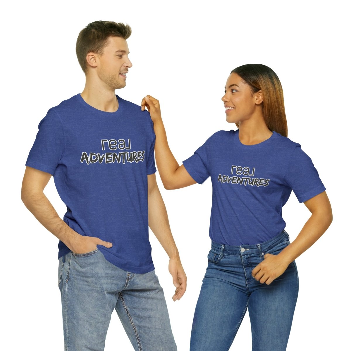 REAL Adventures Grey - T-Shirt | ShirtyAgents