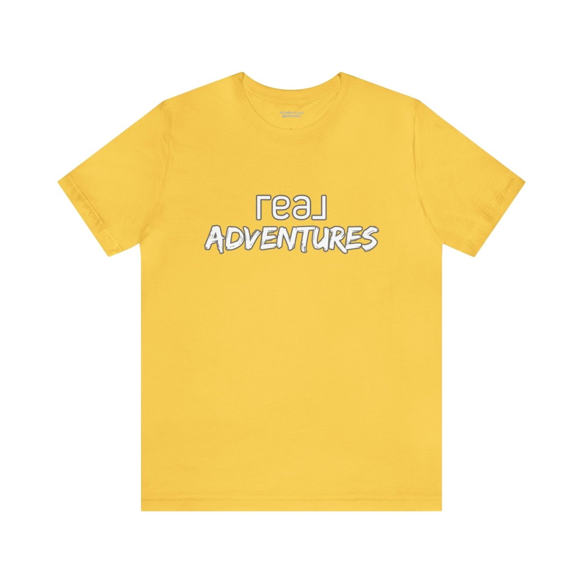 REAL Adventures White - T-Shirt | ShirtyAgents