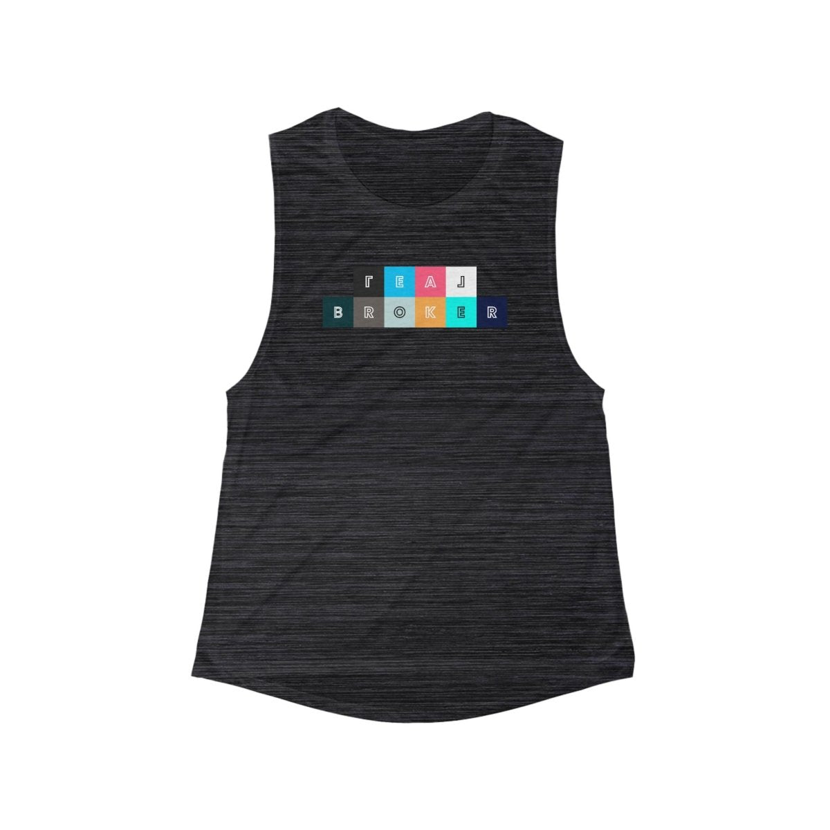 REAL Broker Color Block Athletic Tank - Tank Top | ShirtyAgents