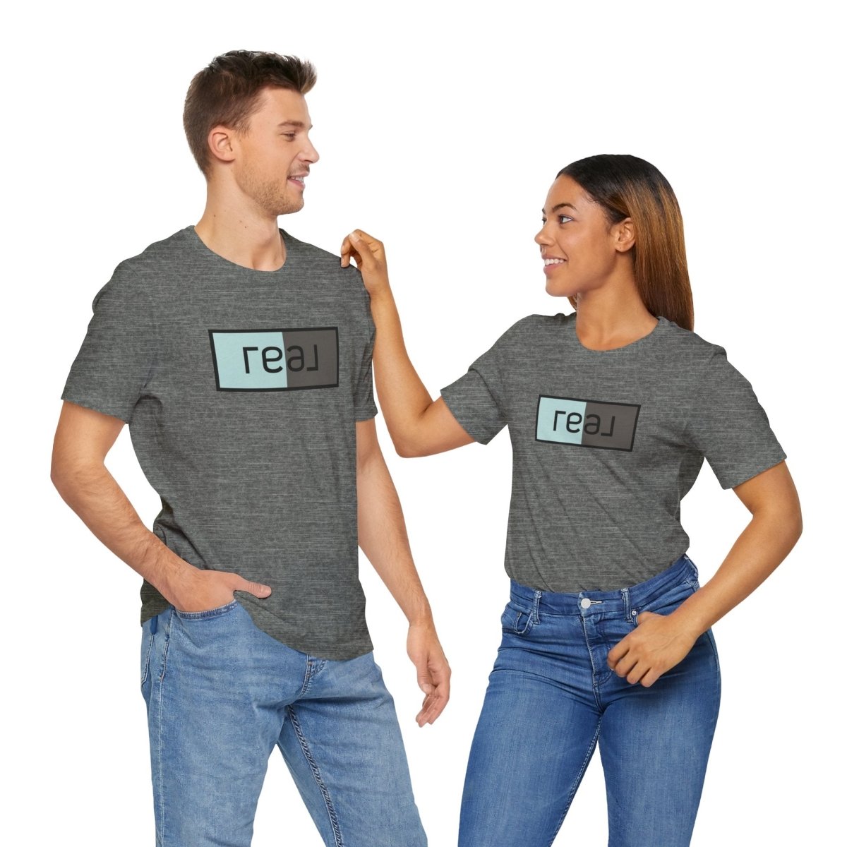 Real Broker Logo Modern Mint & Grey T-Shirt – Unofficial Edition - T-Shirt | ShirtyAgents