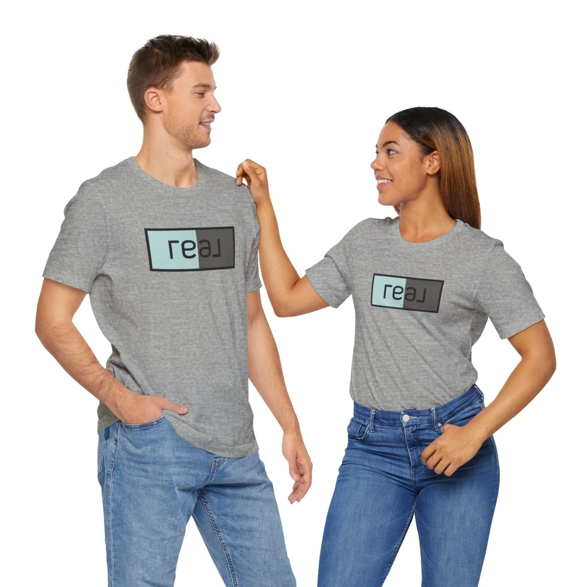 Real Broker Logo Modern Mint & Grey T-Shirt – Unofficial Edition - T-Shirt | ShirtyAgents