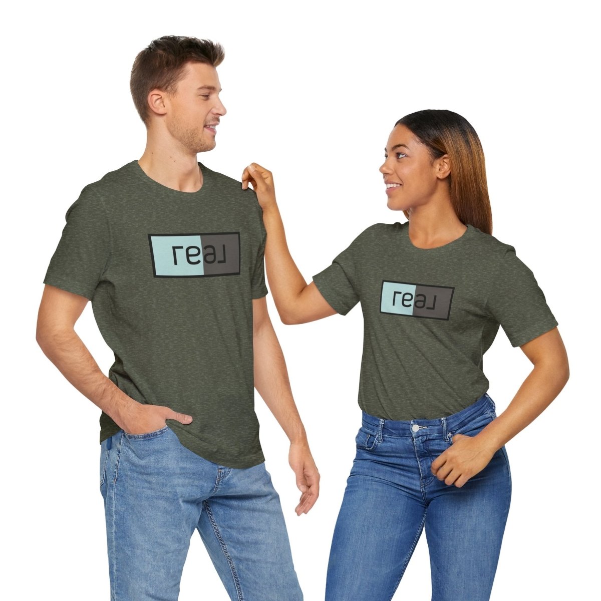 Real Broker Logo Modern Mint & Grey T-Shirt – Unofficial Edition - T-Shirt | ShirtyAgents
