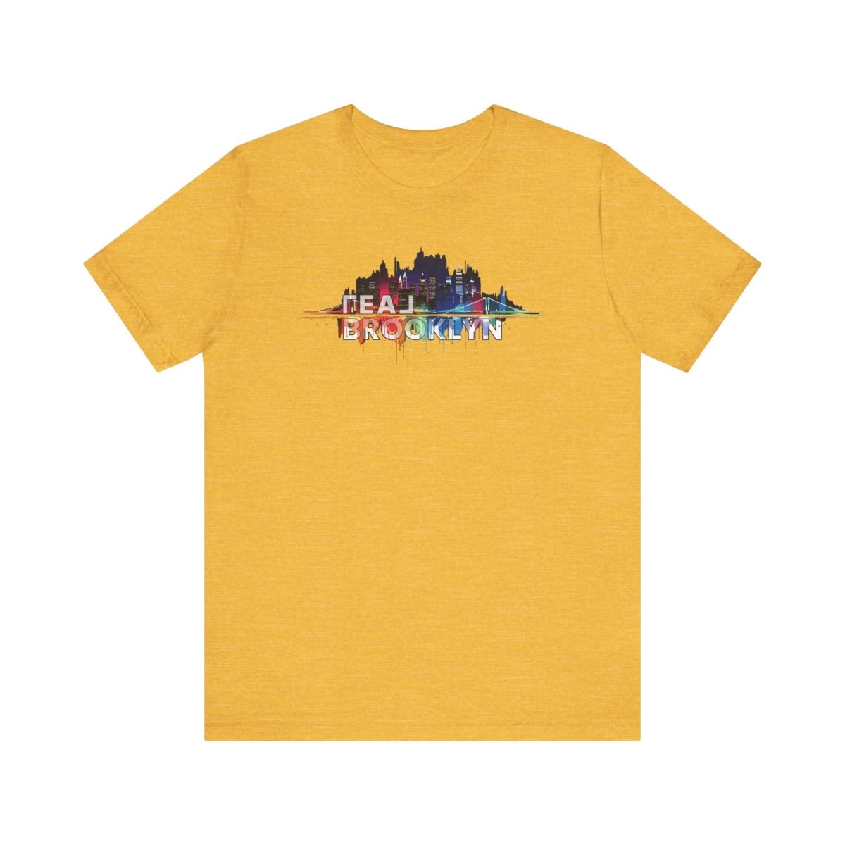 REAL Brooklyn Skyline Vector Picasso - T-Shirt | ShirtyAgents