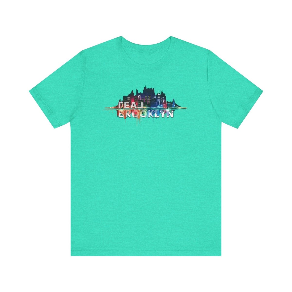 REAL Brooklyn Skyline Vector Picasso - T-Shirt | ShirtyAgents